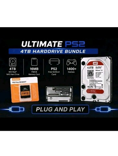 Playstation console ps2 2tb - playstation,