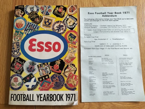 1971 esso football - football, yearbook