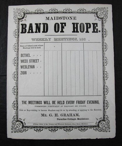 1860s maidstone band - maidstone,