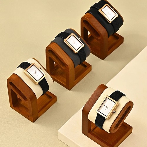 Wood watch display stand - wood,