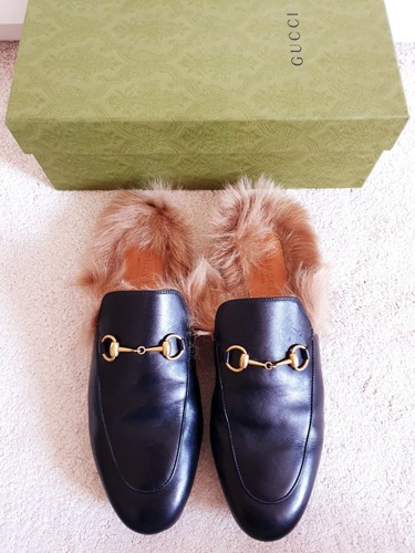 Gucci princetown black - princetown, leather