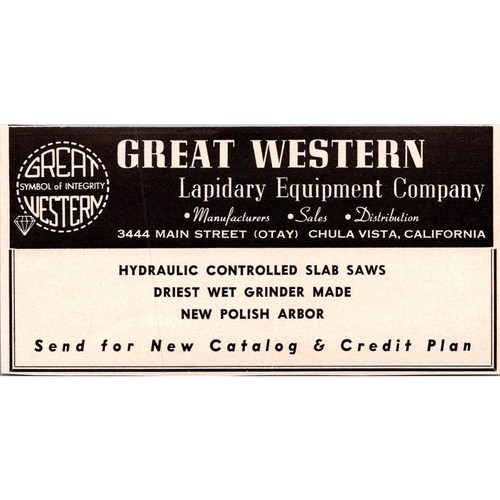 Great western lapidary - great,
