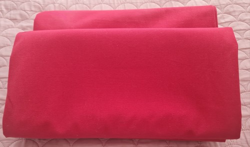 Red cotton lined blackout - red,