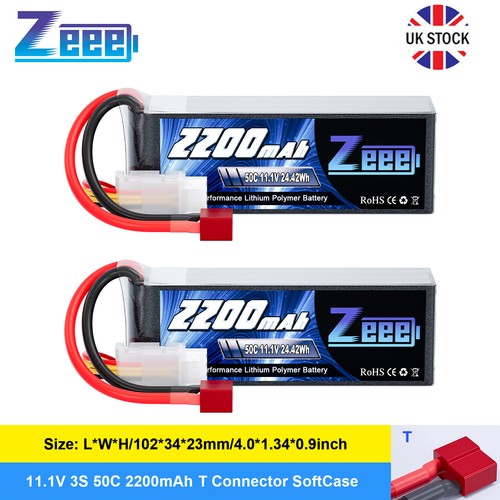 Zeee lipo battery - 2x, 11.1v