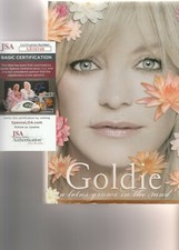 Goldie hawn signed book - goldie,