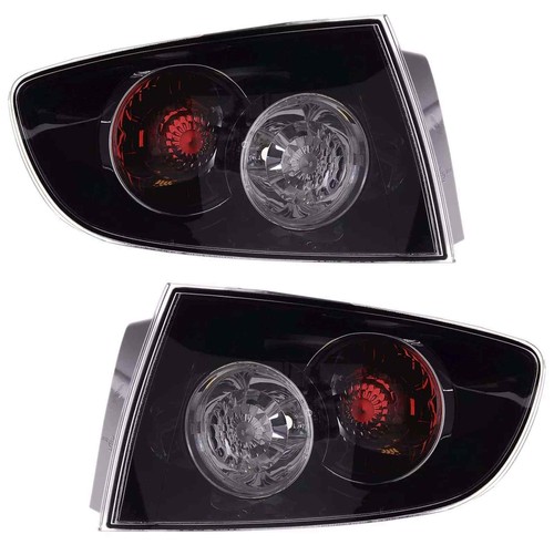 Tail lights black left right - lights, +