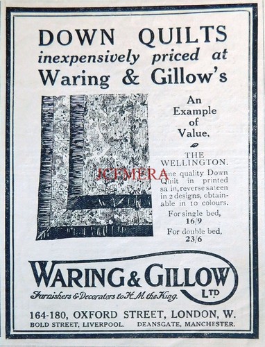 Waring gillow down quilts - gillow, quilts'