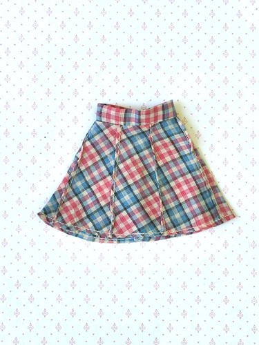 Sindy checker decker skirt - decker',