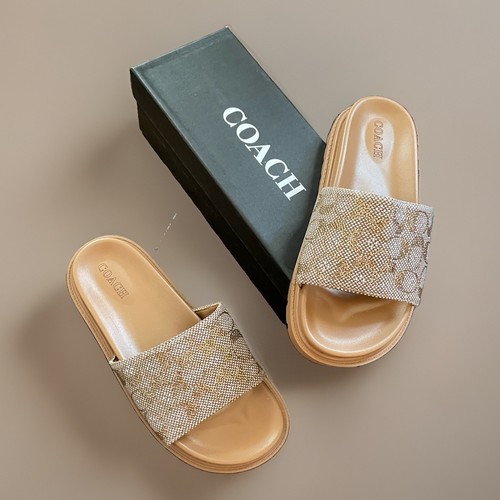 Coach crystal sliders size - coach,