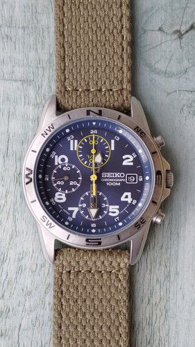 Seiko 7t92 0dx0 - seiko, military