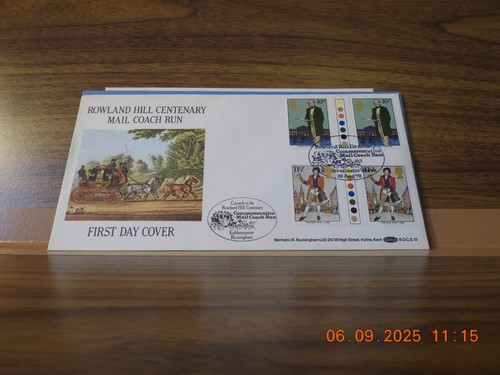 Rowland hill centenary mail - hill,