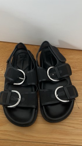 Zara mesh sandal black - size, 3
