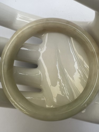 Genuine jade bangle bracelet - bangle,