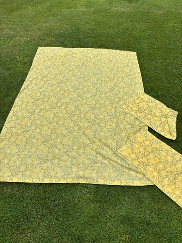 Vintage yellow floral - vintage, double
