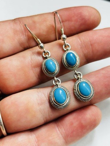 Vintage silver earrings - , with