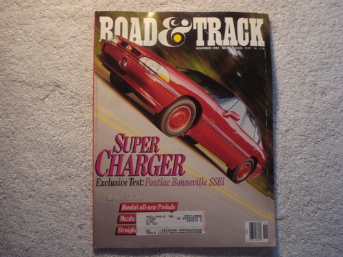 Road track 1991 november - road, &