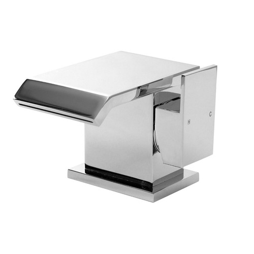 Devon waterfall basin - waterfall, mixer