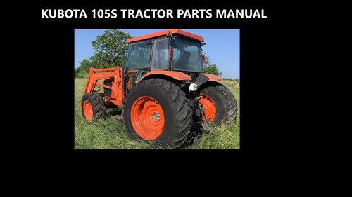 Kubota m105s tractor parts - tractor,