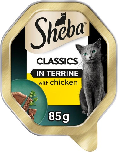 Sheba wet cat - sheba, chicken