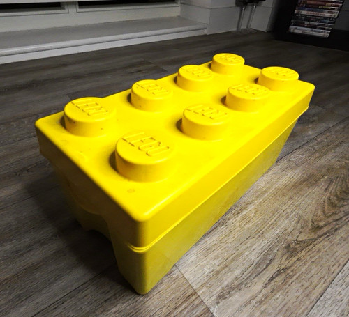 Lego yellow brick shaped - lego, brick-shaped