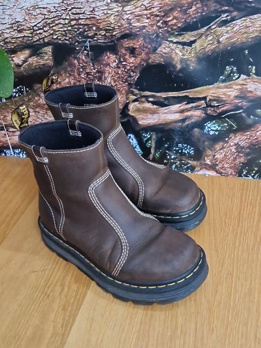 Martens zebzag rigger boots - dr,