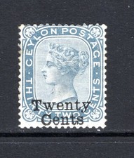 Ceylon 1885 wmk - , (wmk