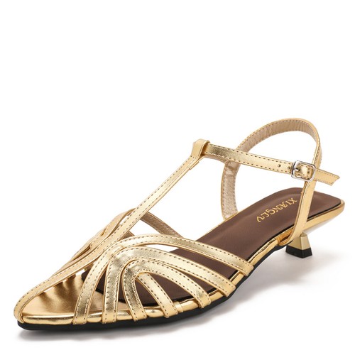 Women cutout slingback kitten - women,