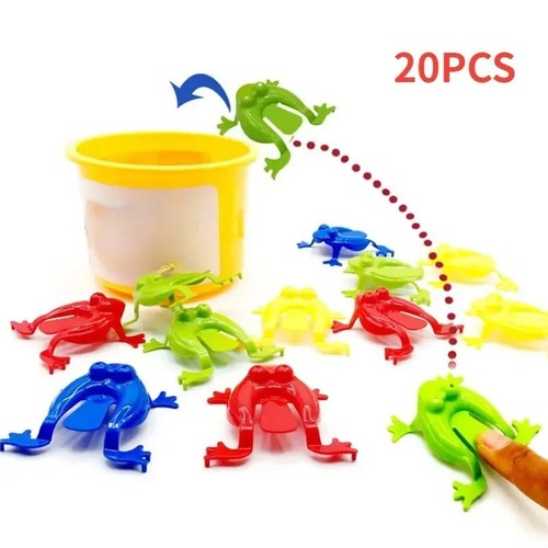 20pcs plastic jumping frogs - 20pcs,