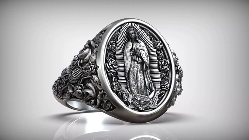 Mens lady guadalupe - mens, cross