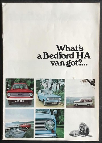 Bedford van sales brochure - bedford,