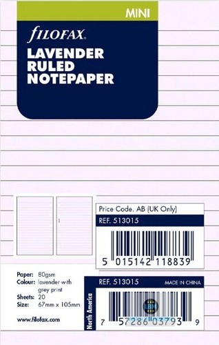 Filofax mini size lavender - filofax,