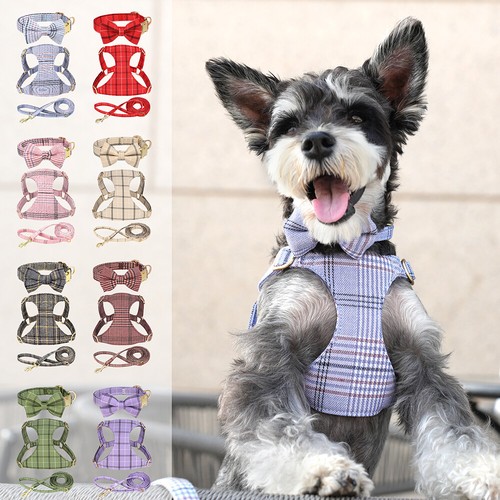 Plaid pull dog collar - pull,