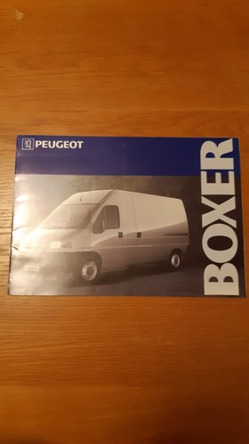Peugeot boxer van - boxer, brochure