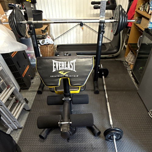 Everlast workout bench press - workout,