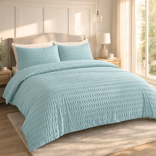 Bedding seersucker duvet cover - bedding,
