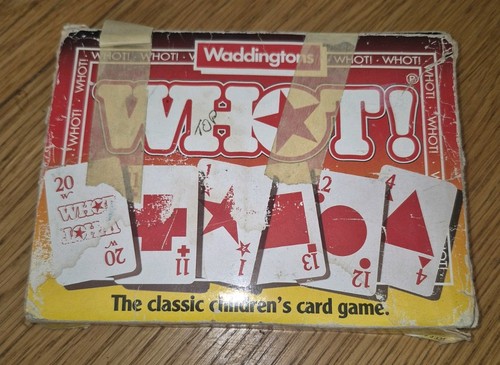 Vintage waddingtons whot card - whot,