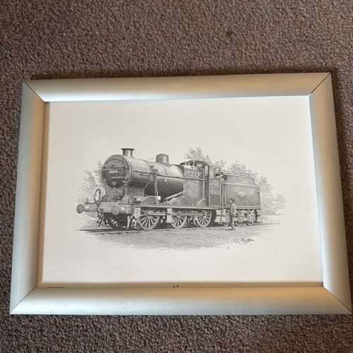 Steam locomotive drawing - steam,
