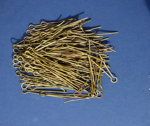 100 assorted brass badge - , pins