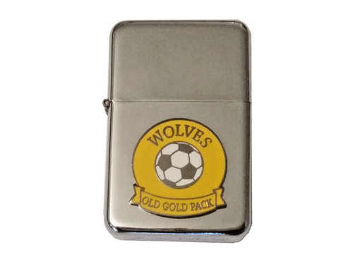 Wolves enamel lighter with - enamel,