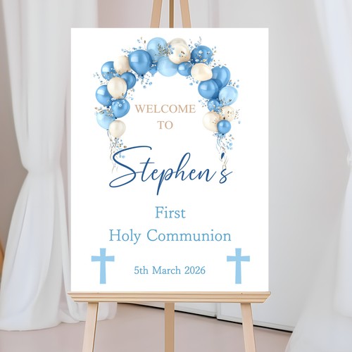 First holy communion welcome - holy,