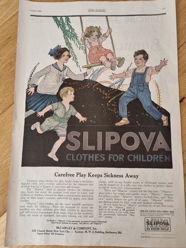 Vintage 1920 slipova play - slipova,