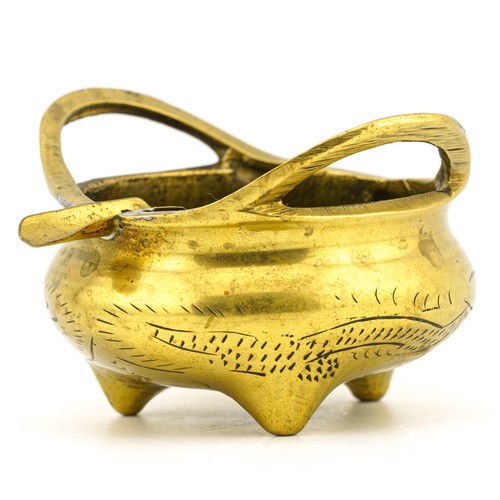 Chinese bronze censer tripod - chinese,