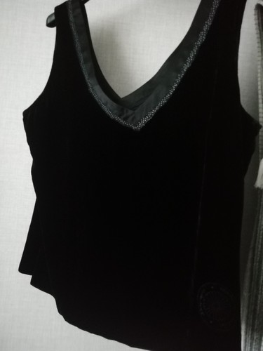 Vintage velvet black - vintage, xl