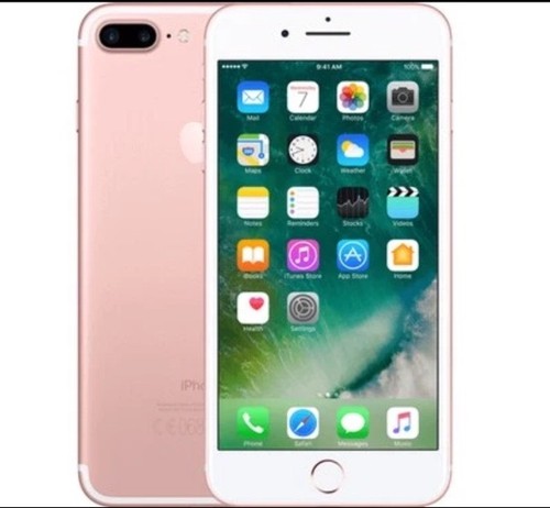 Pink apple iphone plus - apple,
