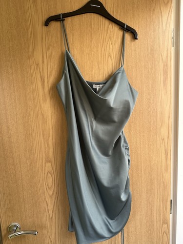 Topshop petrol blue slip - blue, dress