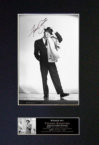 Frank sinatra autograph music - sinatra,