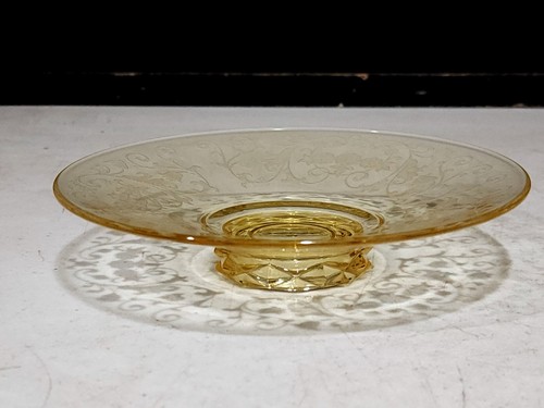 Fostoria glass minuet yellow - fostoria,