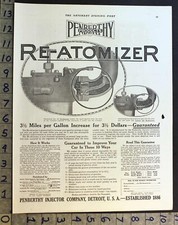 1921 RE-ATOMIZER GAS MILEAGE