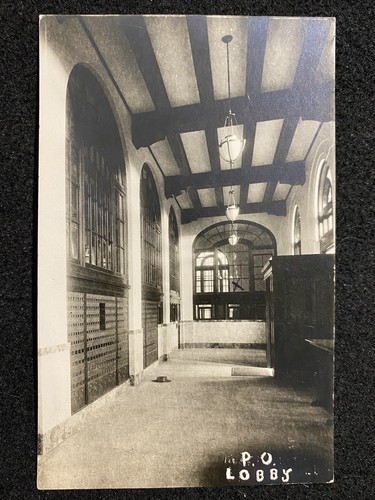 Post office lobby interior - post,