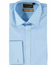 £225 Thomas Pink Imperial Classic 200s Men's Luxury Dress Shirt Made in UK NWT